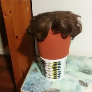Brunette long Wiglet